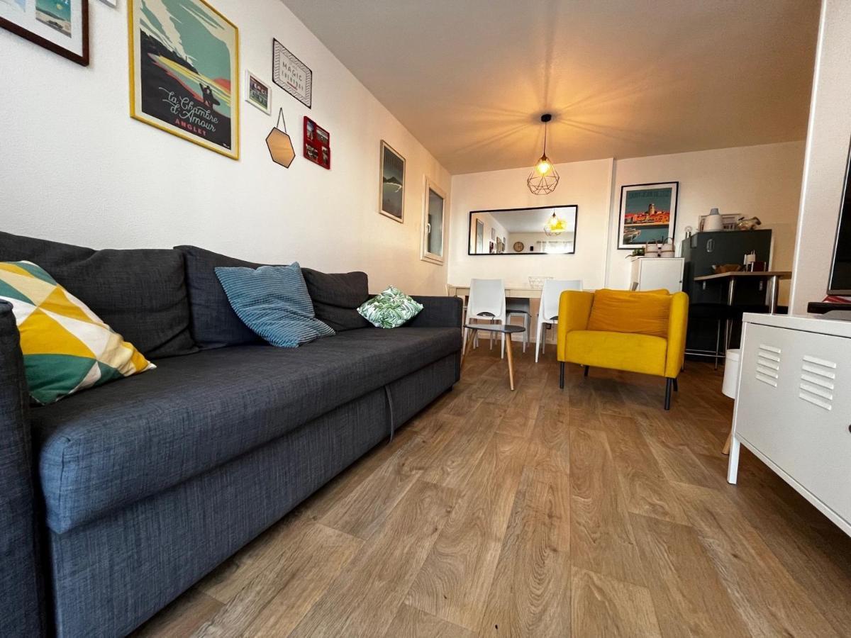 Bel Appartement T3 Avec Jardin, Piscine Et Parking, Proche Plage A Hendaye - Fr-1-239-739 Exterior photo